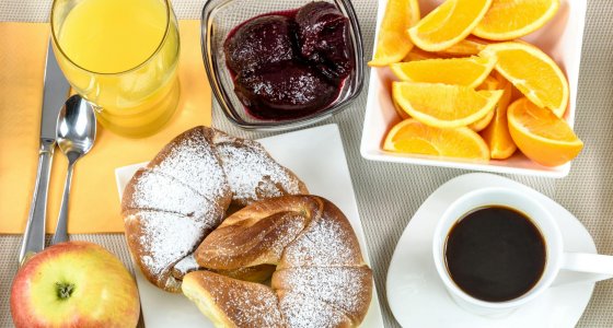 Delicious breakfasts